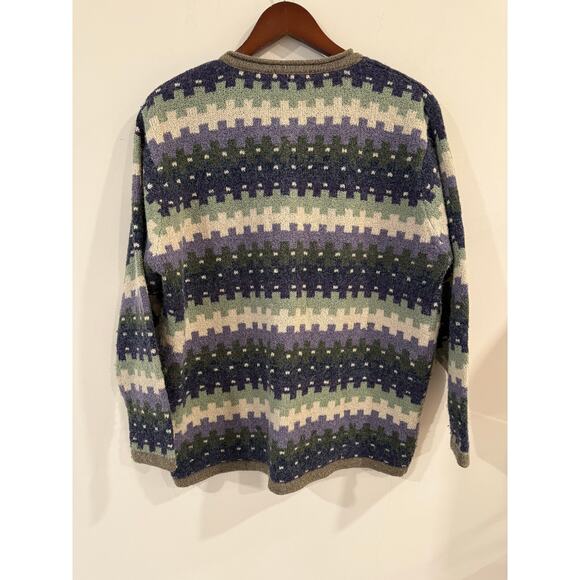 DressBarn Printed Button Front Cardigan Sweater Multicolor Women's Plus Size 1x - Picture 2 of 11